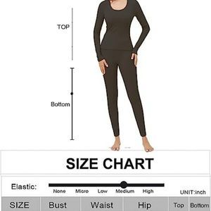 Women's 2 Piece Outfits Ribbed Long Sleeve Set Fitted T-shirt High Waist Elastic